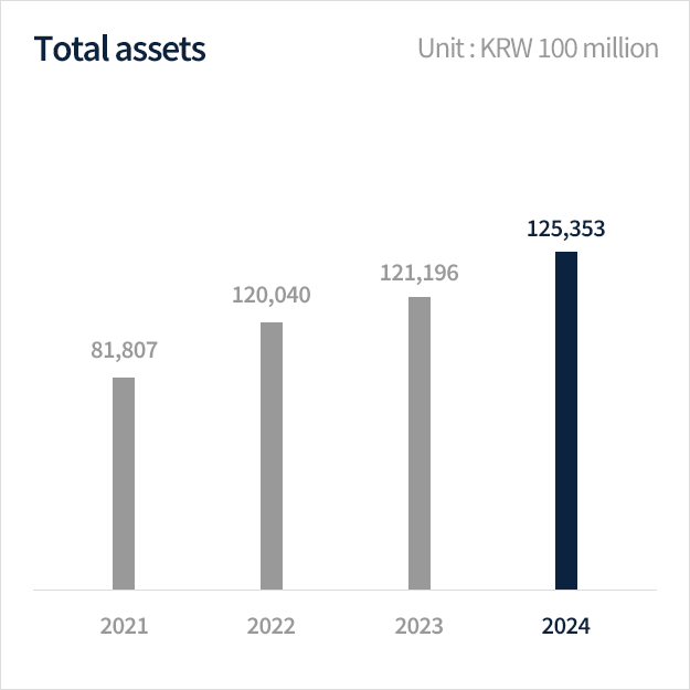 Total assets Graph Image